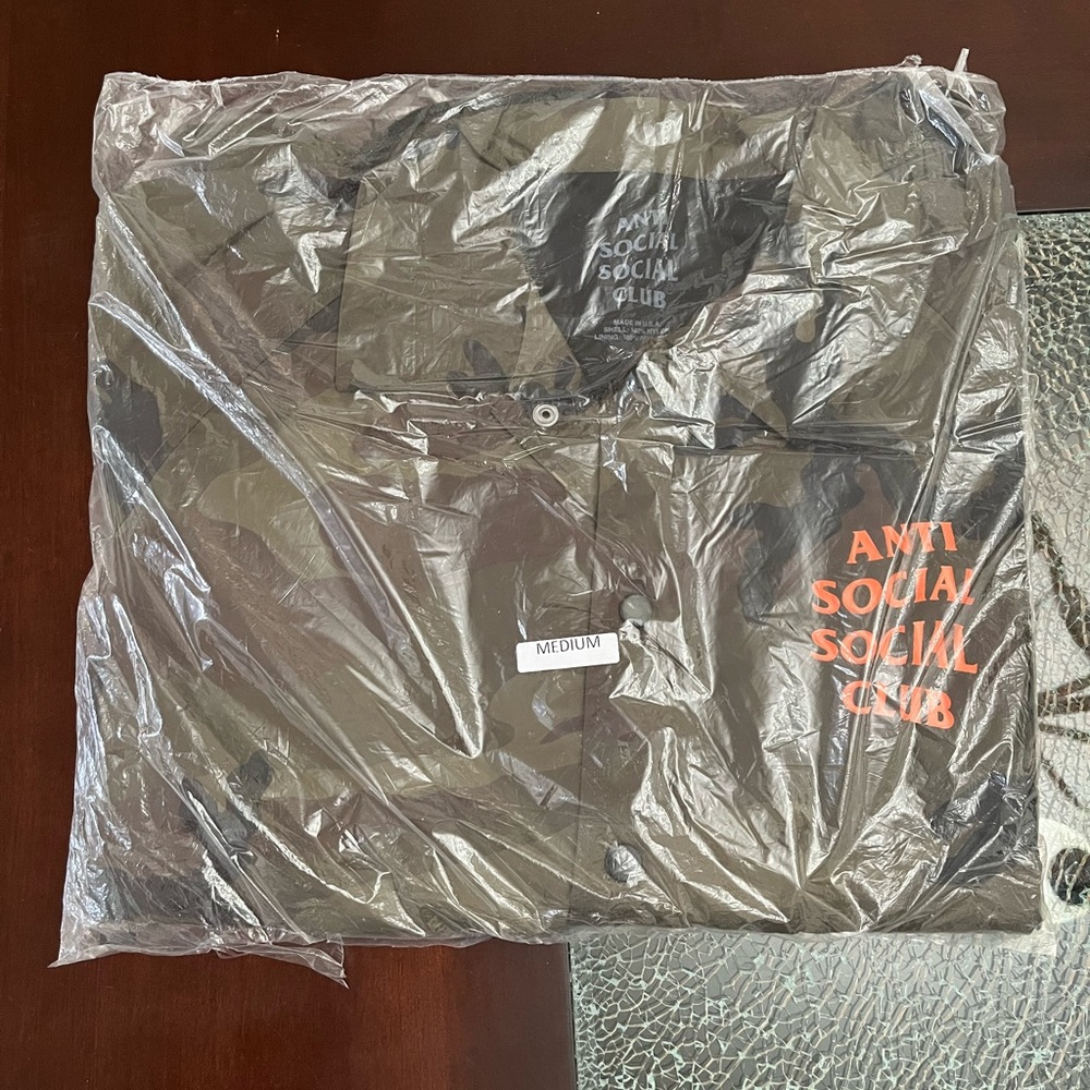 Anti Social Social Club Camo Coach Jacket